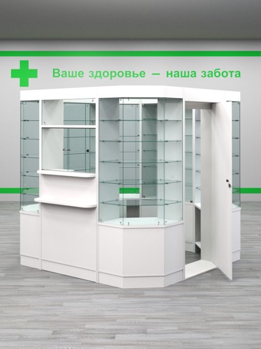 Комплект мебели для Аптек №1, Белый