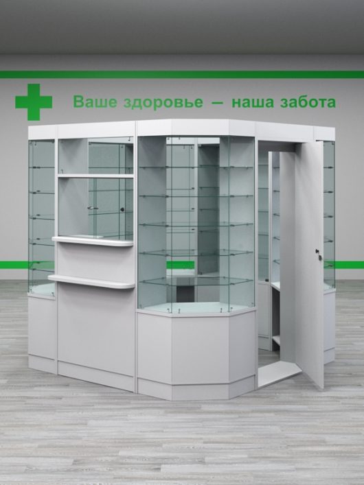Комплект мебели для Аптек №1, Серый