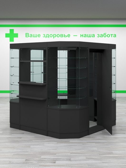 Комплект мебели для Аптек №1, Черный