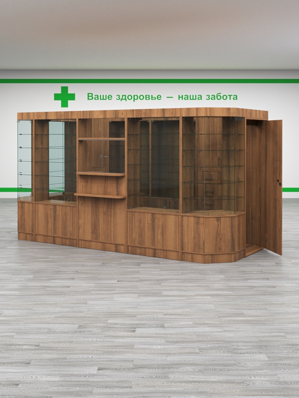 Комплект мебели для Аптек №2, Крем Вайс