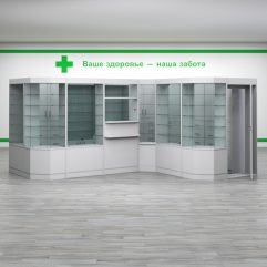 Комплект мебели для Аптек №3, Серый