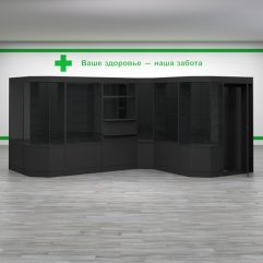 Комплект мебели для Аптек №3, Черный