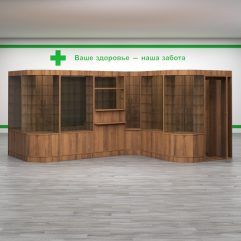 Комплект мебели для Аптек №3, Крем Вайс