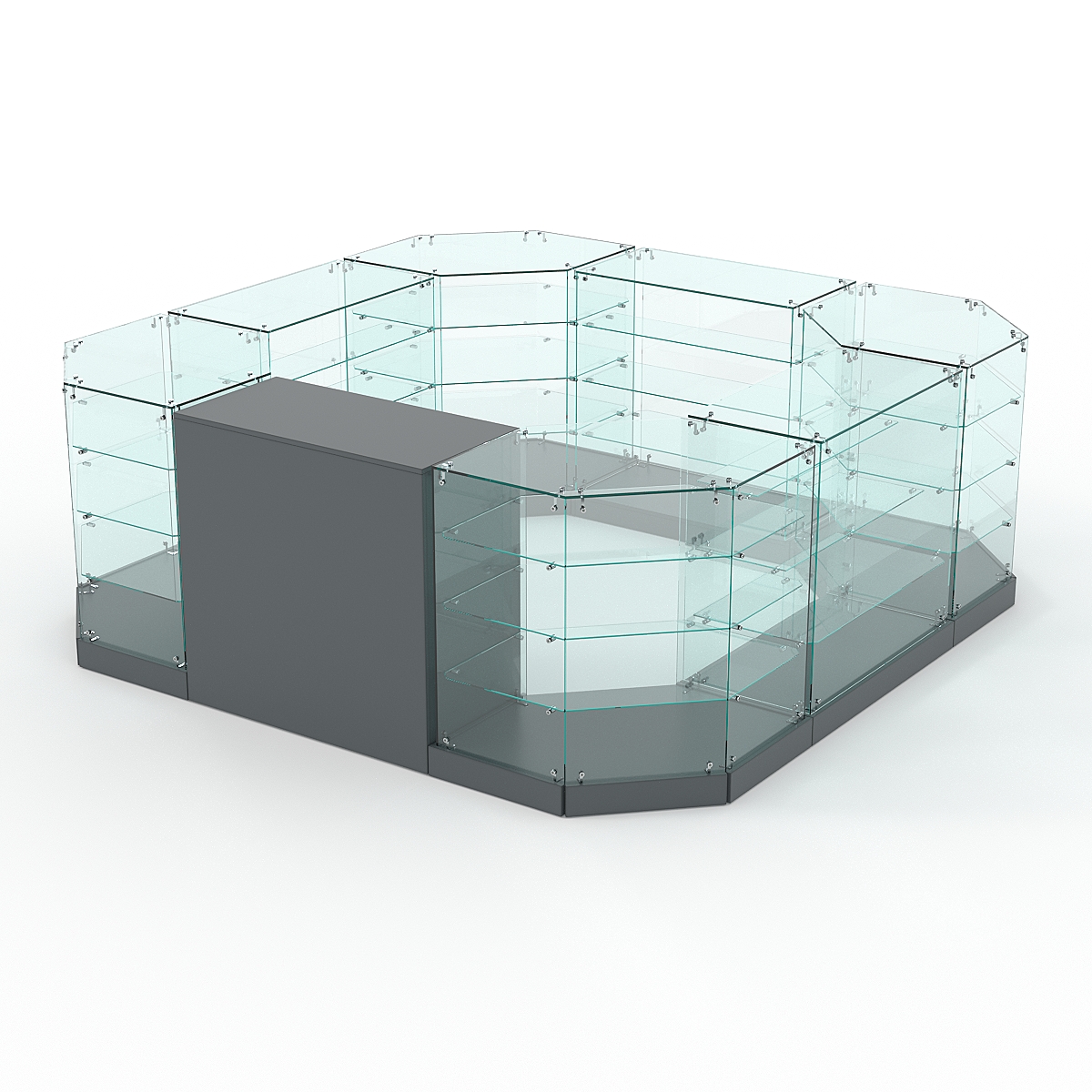 Торговый островок ИСТРА №5, Темно-Серый