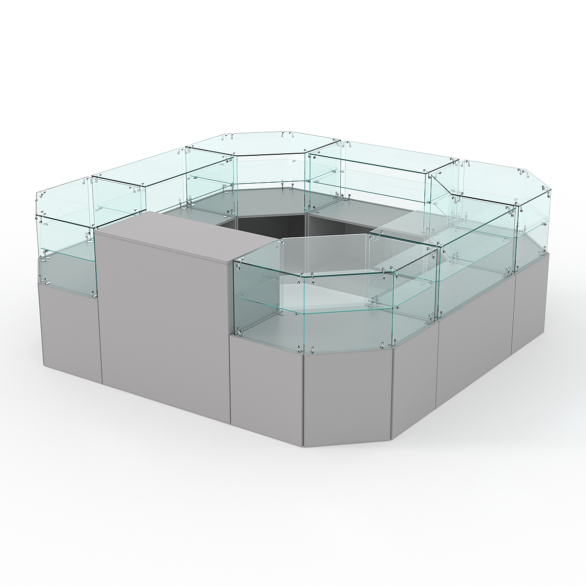 Торговый островок ИСТРА №10, Серый