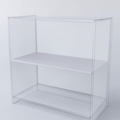 Полка для прилавков ТАНДЕМ на 900мм, Серый