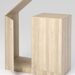 Прилавок-проход Модерн №1, Дуб Сонома