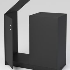 Прилавок-проход Модерн №1, Черный