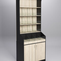 Стеллаж КО №1, Дуб Сонома с черным