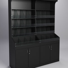 Комплект стеллажей КО №1, Черный