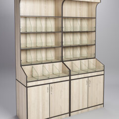 Комплект стеллажей КО №1, Дуб Сонома, кромка Дуб Венге