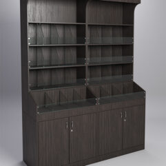 Комплект стеллажей КО №1, Дуб Венге