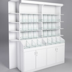 Комплект стеллажей КО №2, Белый