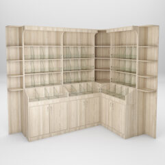 Комплект стеллажей КО №4, Дуб Сонома