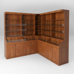 Комплект стеллажей КО №5, Орех