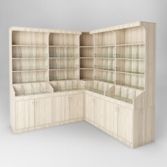 Комплект стеллажей КО №5, Дуб Сонома