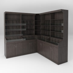 Комплект стеллажей КО №5, Дуб Венге