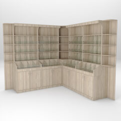 Комплект стеллажей КО №6, Дуб Сонома