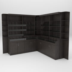 Комплект стеллажей КО №6, Дуб Венге