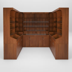 Комплект стеллажей КО №7, Орех