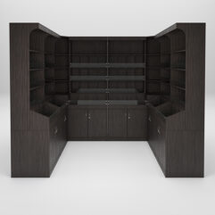 Комплект стеллажей КО №7, Дуб Венге