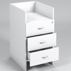 Прилавок под кассу ЭКОНОМ №6 (450мм), Белый