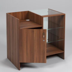 Прилавок под кассу ЭКОНОМ №7 (900мм), Орех