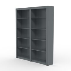 Комплект стеллажей из ДСП Модерн №1, Темно-Серый