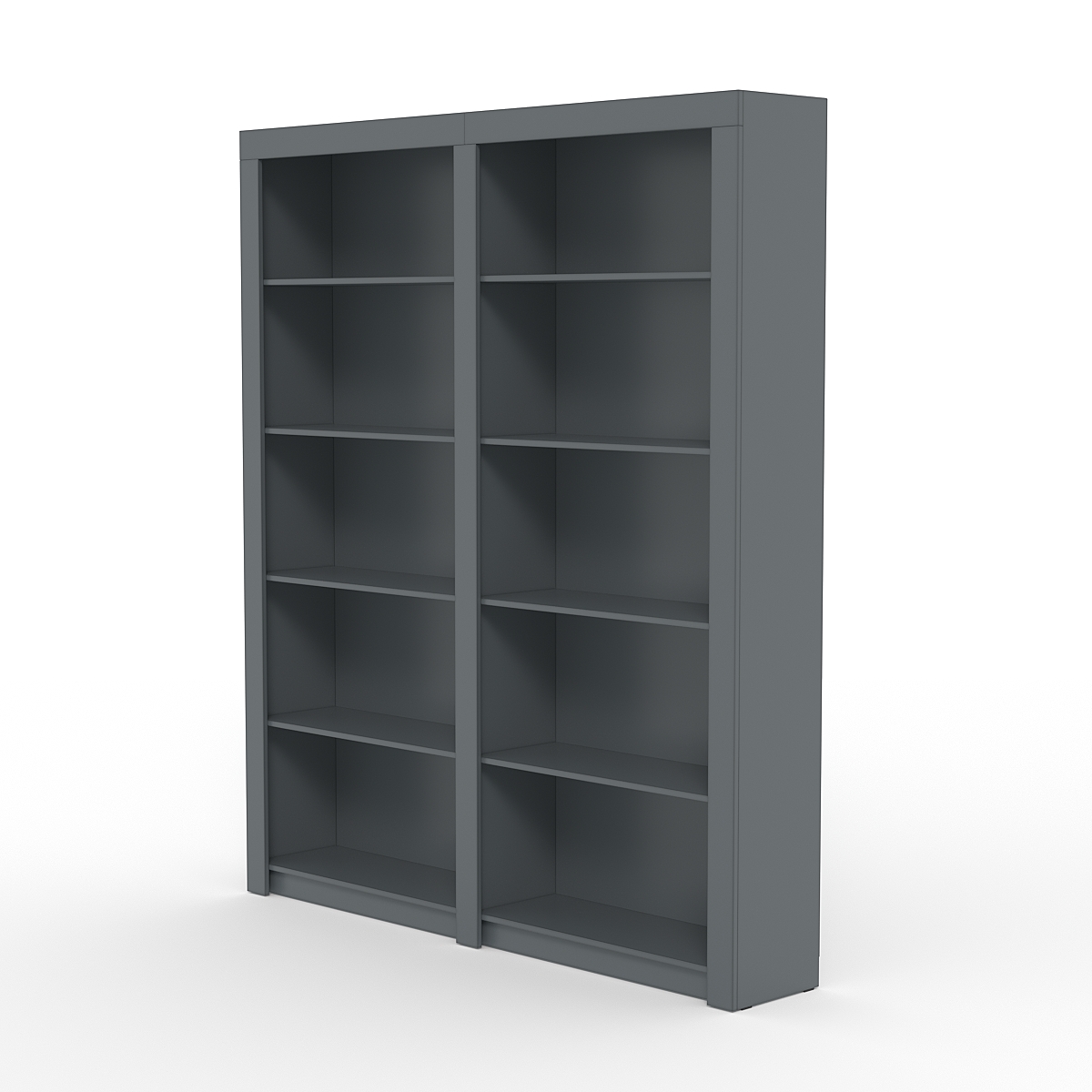 Комплект стеллажей из ДСП Модерн №1, Темно-Серый