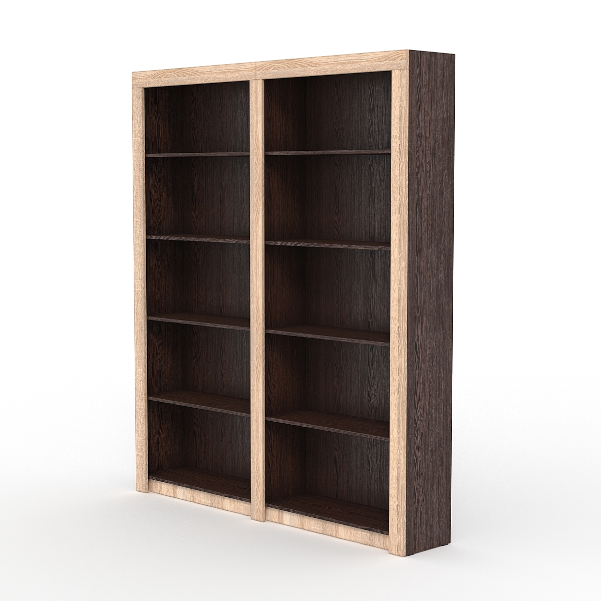 Комплект стеллажей из ДСП Модерн №1, Дуб Венге и Дуб Сонома