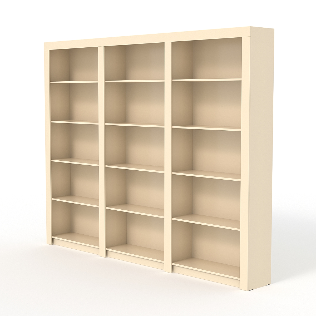 Комплект стеллажей из ДСП Модерн №2, Крем Вайс