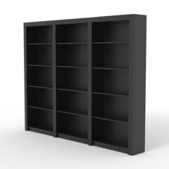 Комплект стеллажей из ДСП Модерн №2, Черный