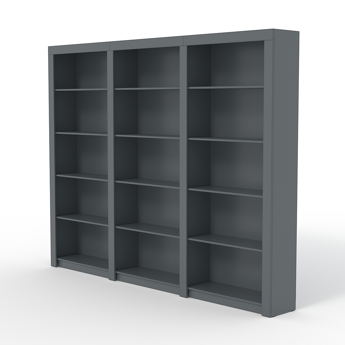 Комплект стеллажей из ДСП Модерн №2, Темно-Серый