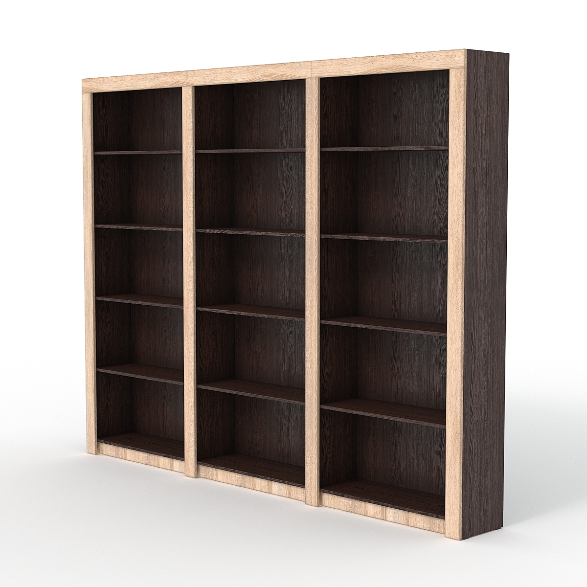 Комплект стеллажей из ДСП Модерн №2, Дуб Венге и Дуб Сонома