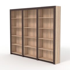 Комплект стеллажей из ДСП Модерн №2, Дуб Сонома + Дуб Венге
