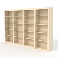 Комплект стеллажей из ДСП Модерн №3, Крем Вайс