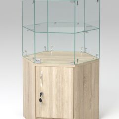 Прилавок РОМБ №1а (дверка в накопителе), Дуб Сонома