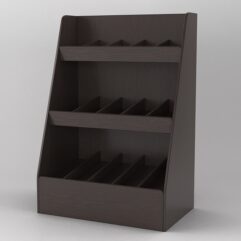 Стеллаж УН №1, Дуб Венге