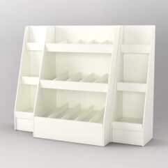 Комплект стеллажей УН №1, Белый