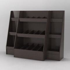 Комплект стеллажей УН №1, Дуб Венге