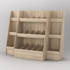 Комплект стеллажей УН №1, Дуб Сонома