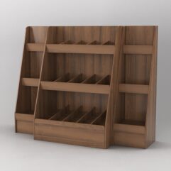 Комплект стеллажей УН №1, Орех