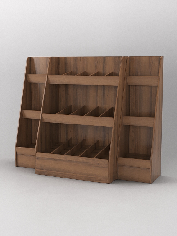 Комплект стеллажей УН №1, Орех