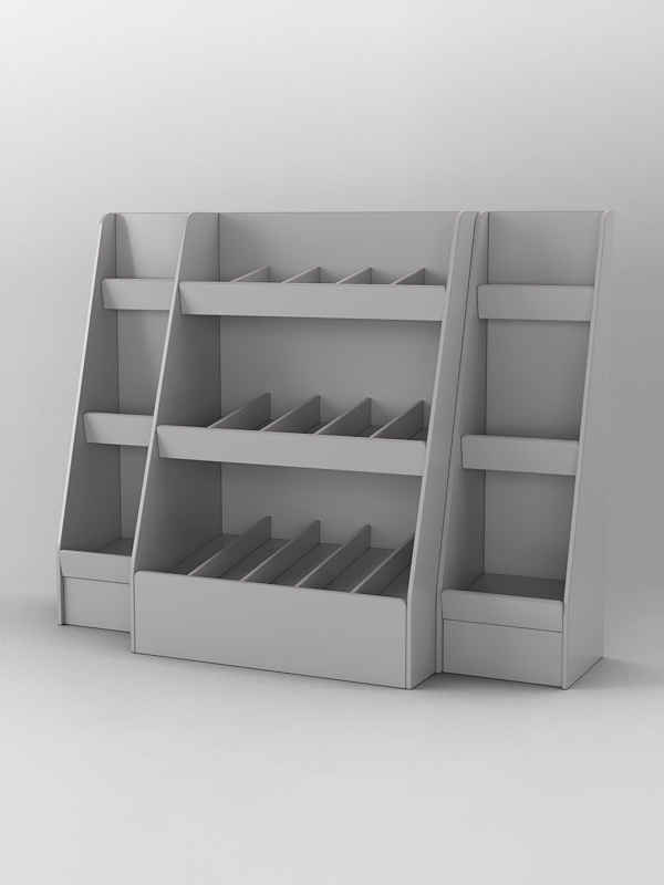 Комплект стеллажей УН №1, Серый