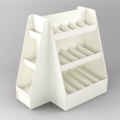 Комплект стеллажей УН №2, Белый