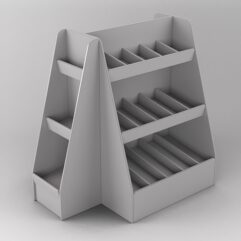 Комплект стеллажей УН №2, Серый