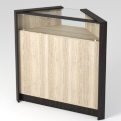 Прилавок угловой Модерн №5, Дуб Сонома и Дуб Венге