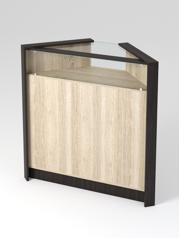 Прилавок угловой Модерн №5, Дуб Сонома и Дуб Венге