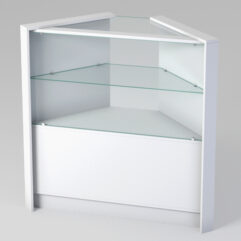 Прилавок угловой Модерн №6, Белый