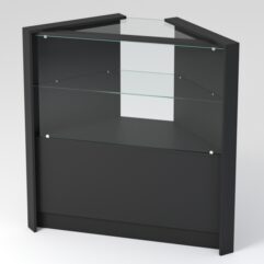 Прилавок угловой Модерн №6, Черный